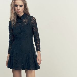 Zara Limited Edition Lace Mini Dress
