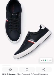 USPA Men's Navy Casual Sneakers