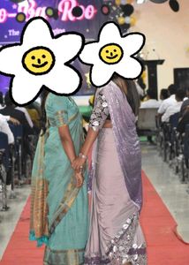very stylish saree