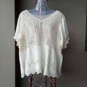 Boho Crochet Lace Top