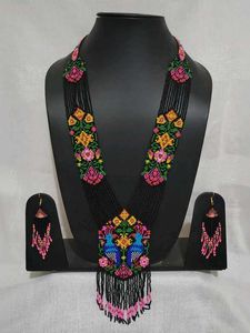 🌸✨ Morni Floral Beaded Necklace Set ✨🌸