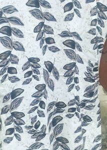 white kurta Elegant Black Sequined Dupatta nd plaz
