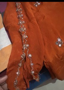 divider Kurta Set with Dupatta