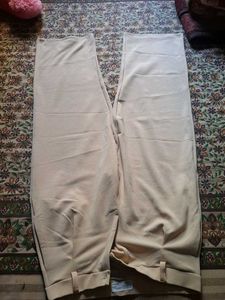 beige trousers