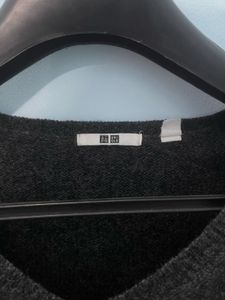 Classic Gray V-Neck Sweater