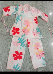 Floral Print Kurta