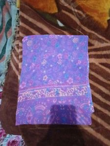 New Lavender Colour Unused Saree