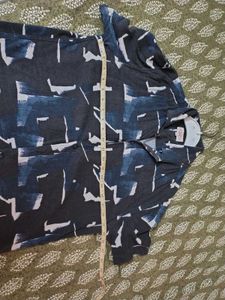 Abstract Print Short Sleeve Shirt