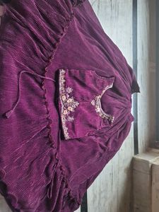 purple kids dress for party