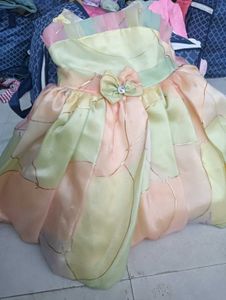 Beautiful Pastel Party Dress.no less plz only 1 ti