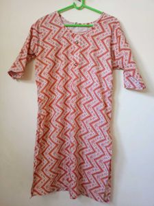 women's printed kurta