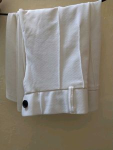 Elegant White Palazzos