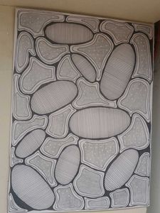 Abstract Line Art Drawing