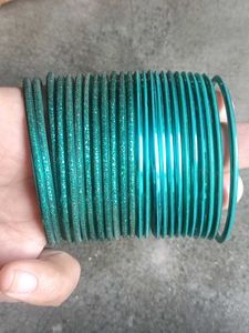 Sparkling Teal Bangle Set