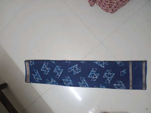 Blue Printed Saree
