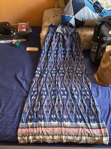 Bohemian Ikat Print Maxi Dress