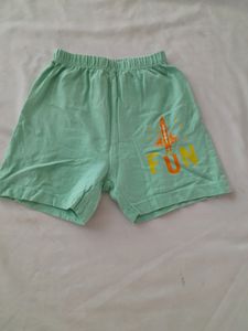 Mint Green Printed Short (Boy's)