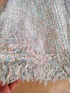 Korean Elegant Tweed Sleeveless Dress 💎🪞📀🌔🎐🧚