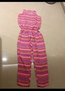 Boho Striped Jumpsuit