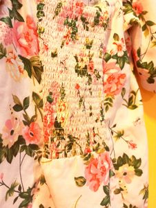 Floral Puff Sleeve Top