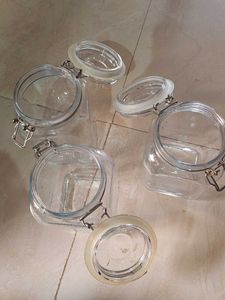 ✅ price Drop🌹1kg Capacity Glass Container 🫙
