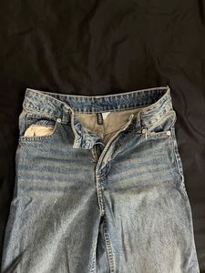 Light Wash Wide Leg Jeans