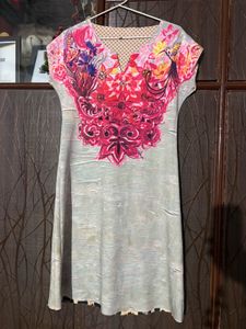 Vibrant Floral Print Kurta