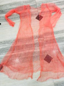 Peach Lehenga Choli Set