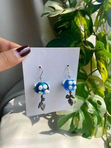 Handmade lampwork bead earrings