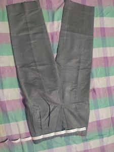 Gray Cropped Trousers