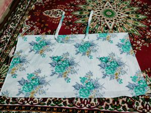 Floral Dupatta with Matching Scarf