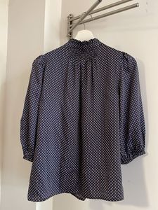 Chic Printed Puff Sleeve Blouse