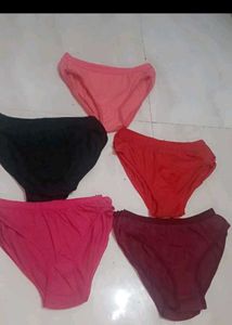 set of 5 Women's Brief