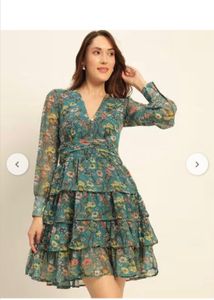 Floral Ruffle Mini Dress