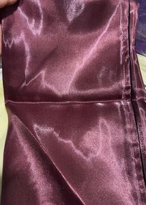 Organza Maroon Abaya 🛢️