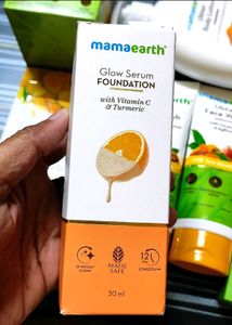 Mamaearth Glow Serum Foundation