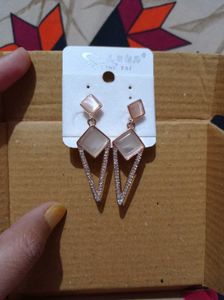 Elegant Diamond Drop Earrings