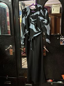 Chic Black &amp; Gray Jumpsuit
