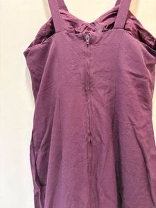 Elegant Plum Maxi Dress