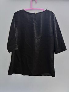 Elegant Black Tunic Top