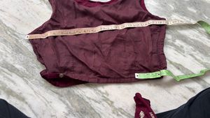 Elegant Maroon Lehenga Choli Set