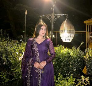Elegant Purple Kurta Set with Dupatta