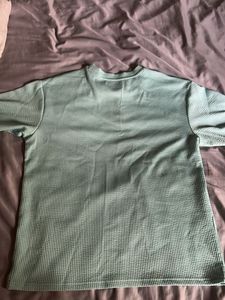 Aqua Waffle kappa tee