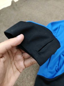 Adidas Blue Zip-Up Hoodie