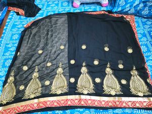 Royal Designer Saree Blouse Combo