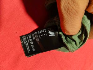 H&amp;M Green Triangle Bikini Top