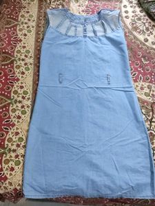 Light Blue Denim Dress
