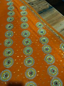SALE!! heavy handwork  saree