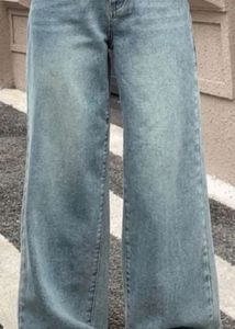 Light Wash Wide Leg Jeans