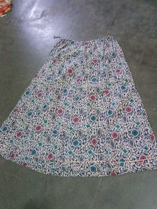Blue Kurta Set with Pink Trim